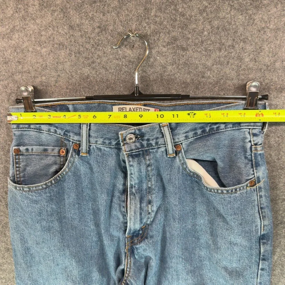 Levi's 550 Relaxed Fit Jeans - Light Wash Denim 34x30